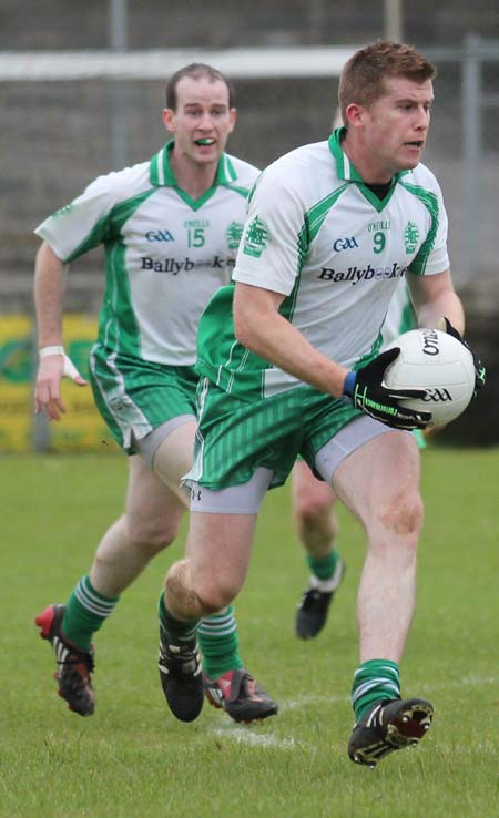 Action from the league match against Carndonagh.