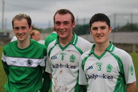 Action from the league match against Carndonagh.