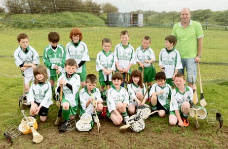 Aodh Ruadh under 8 hurlers who took part in the blitz in Letterkenny.