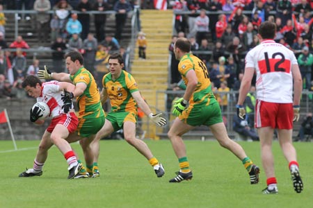 Action from the 2011 Ulster Final.