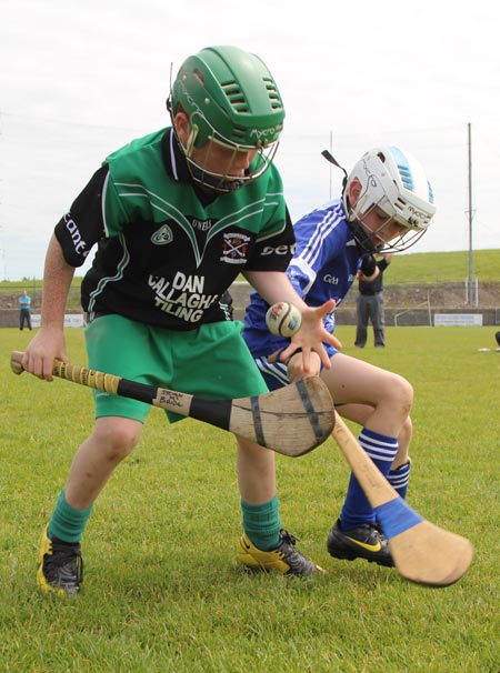 Action from the under 10 hurling blitz hosted by Aodh Ruadh.