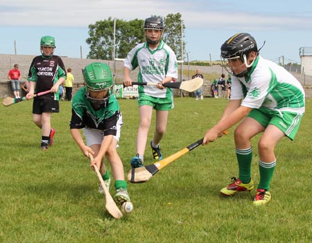 Action from the under 10 hurling blitz hosted by Aodh Ruadh.