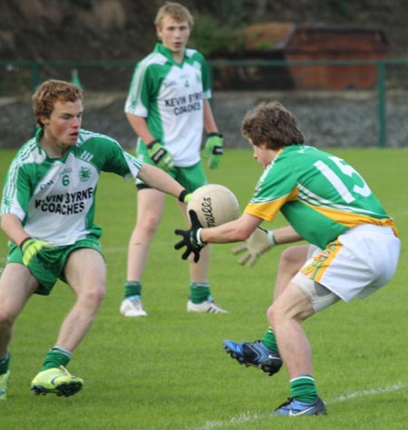 Action from the under 16 county championship semi-final against Buncrana.