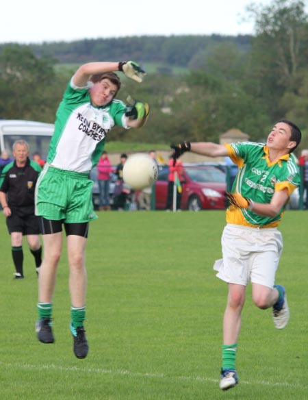 Action from the under 16 county championship semi-final against Buncrana.