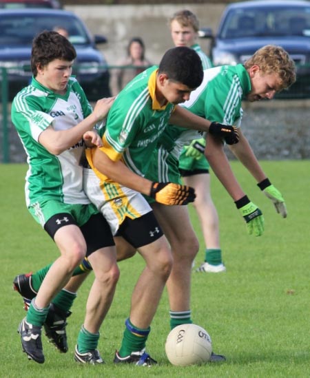 Action from the under 16 county championship semi-final against Buncrana.