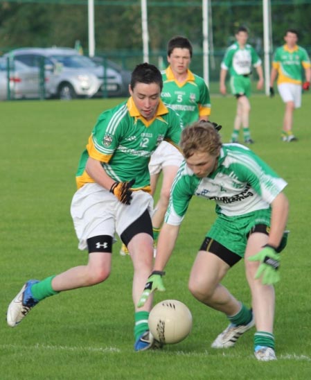 Action from the under 16 county championship semi-final against Buncrana.