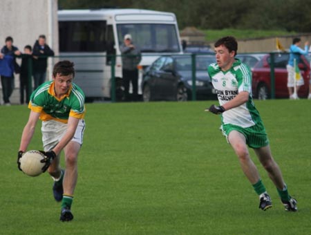 Action from the under 16 county championship semi-final against Buncrana.