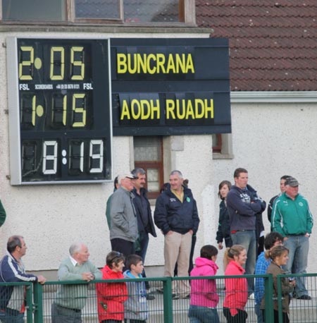 Action from the under 16 county championship semi-final against Buncrana.