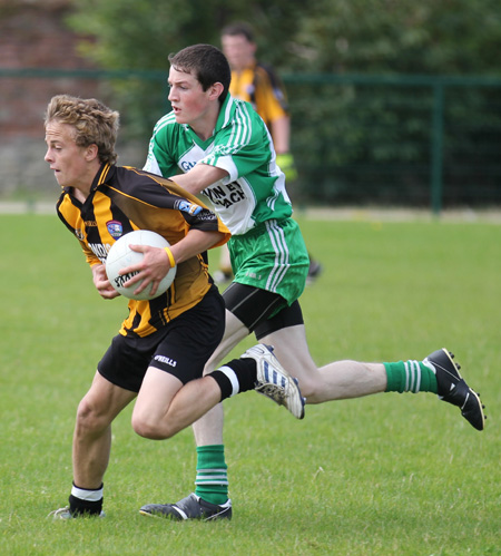 Action from the under 16 challenge against Mountbellew Moylough of Galway.