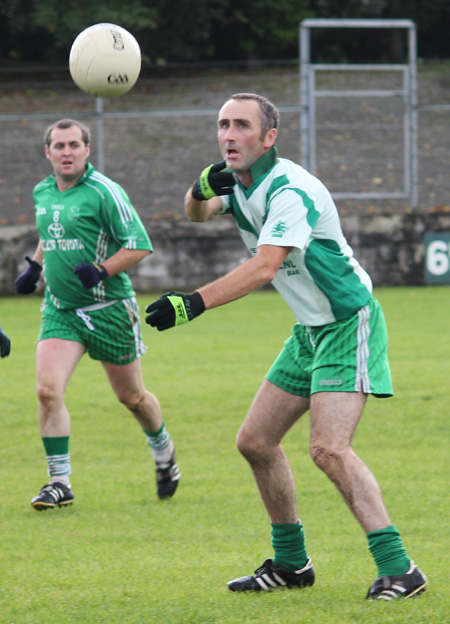 Action from the intermediate reserve football championship match against Saint Naul's.