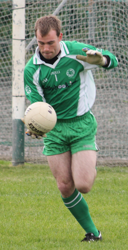 Action from the intermediate football championship match against Saint Naul's.