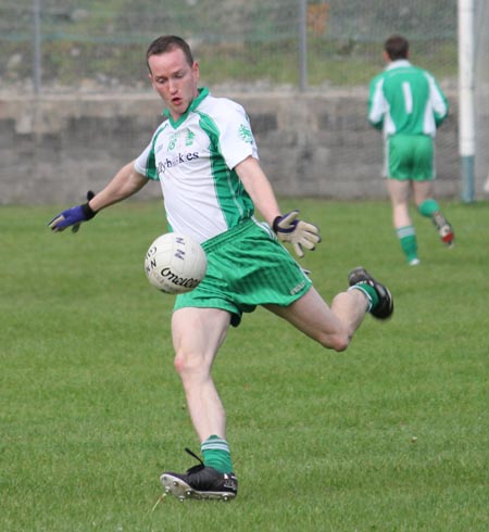 Action from the intermediate football championship match against Saint Naul's.