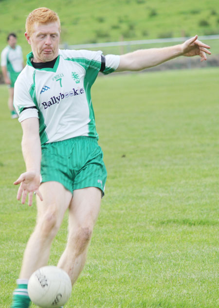 Action from the league match against Naomh Bríd.