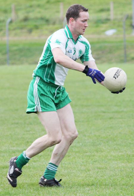 Action from the league match against Naomh Bríd.