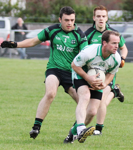 Action from the league match against Naomh Bríd.