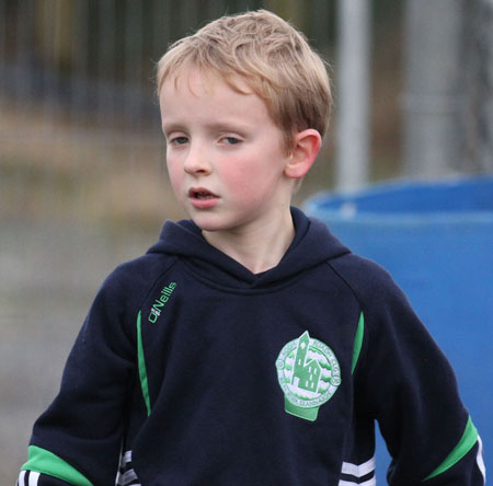 Action from the league match against Naomh Bríd.