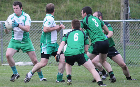 Action from the league match against Naomh Bríd.