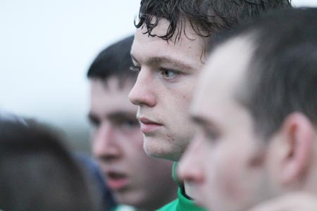 Action from the intermediate reserve football championship match against Saint Naul's.