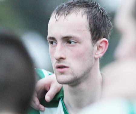 Action from the intermediate reserve football championship match against Saint Naul's.