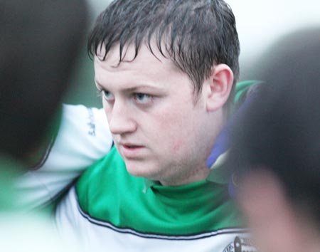 Action from the intermediate reserve football championship match against Saint Naul's.