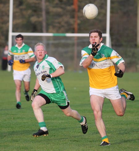 Action from the division three football league match against Buncrana.