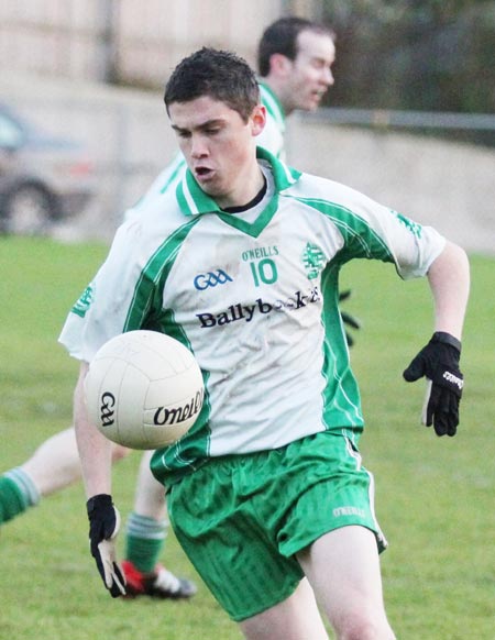 Action from the division three football league match against Buncrana.