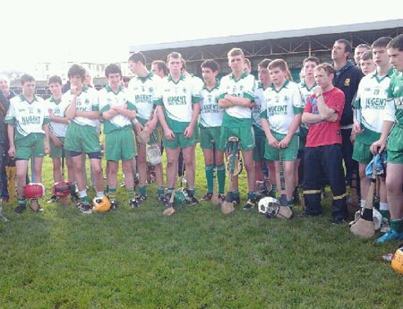 Action from the Aodh Ruadh v Buncrana game.