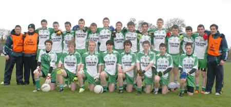 Action from the under 16 Ulster championship quarter final against Ramor United.