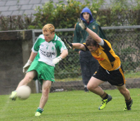 Action from the under 16 Ulster championship quarter final against Ramor United.