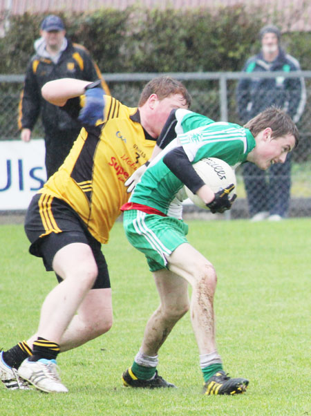 Action from the under 16 Ulster championship quarter final against Ramor United.