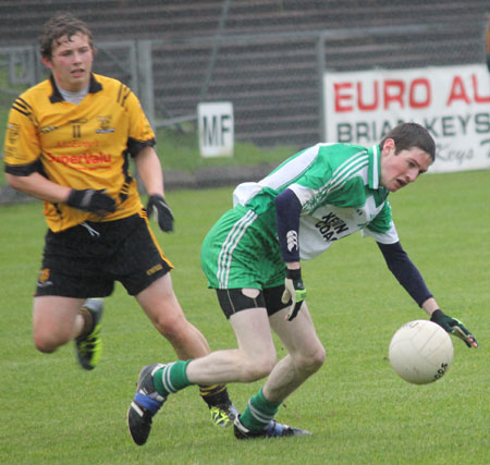 Action from the under 16 Ulster championship quarter final against Ramor United.