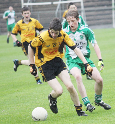 Action from the under 16 Ulster championship quarter final against Ramor United.