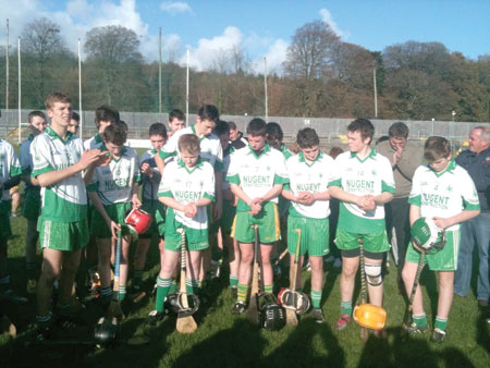 Action from the Aodh Ruadh v Burt game.