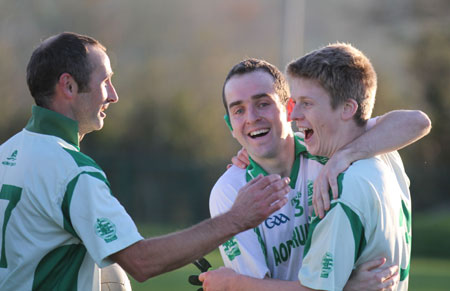 Action from the intermediate reserve football championship match against Saint Naul's.