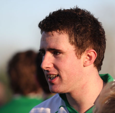 Action from the intermediate reserve football championship match against Saint Naul's.