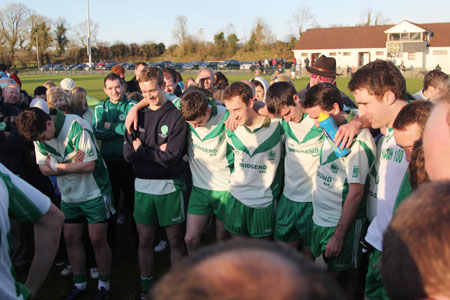 Action from the intermediate reserve football championship match against Saint Naul's.