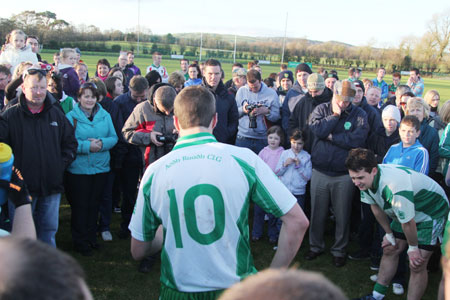 Action from the intermediate reserve football championship match against Saint Naul's.