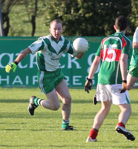 Action from the intermediate reserve football championship match against Saint Naul's.