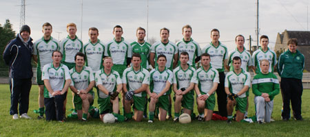 Action from the division three football league match against Naomh Cholmcille.