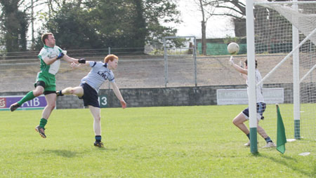 Action from the challenge match against Belcoo.