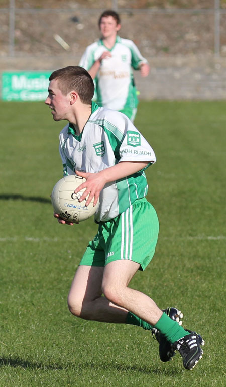 Action from the division three senior reserve football league match against Termon.