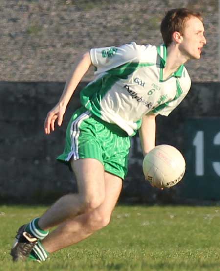 Action from the division three senior football league match against Termon.