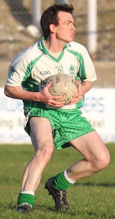 Action from the division three senior football league match against Termon.