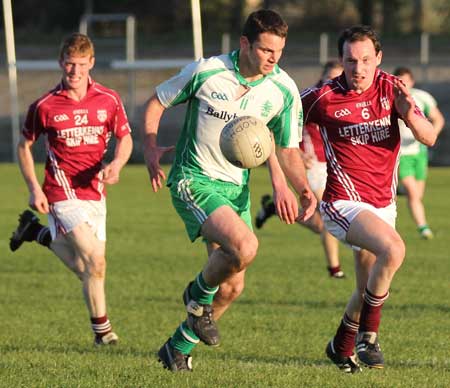 Action from the division three senior football league match against Termon.