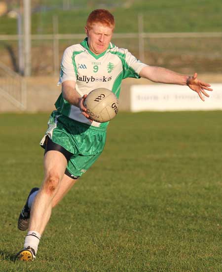 Action from the division three senior football league match against Termon.