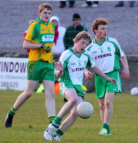 Action from the under 18 league game against Ardara.