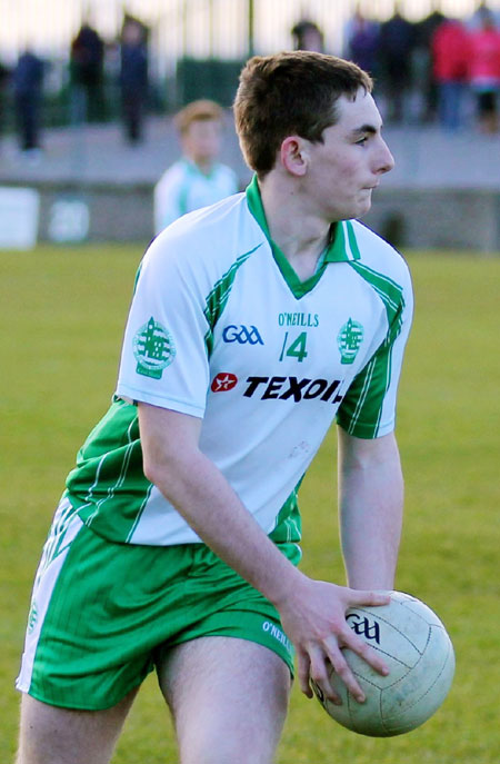 Action from the under 18 league game against Ardara.