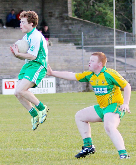 Action from the under 18 league game against Ardara.