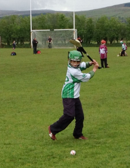 Action from the underage hurling blitz at Owenbeg.
