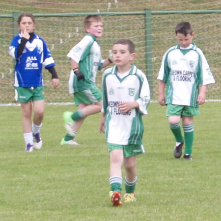 Action from the under 10 blitz at Saint Naul's.
